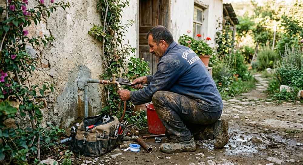 Makineli Gider Açma yerinde servis